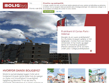 Tablet Screenshot of danskboligbyg.dk